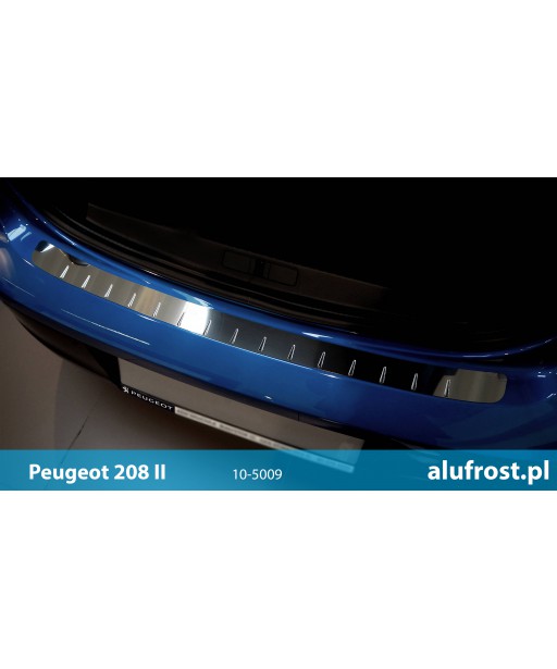 Rear bumper protector (steal) PEUGEOT 208 II