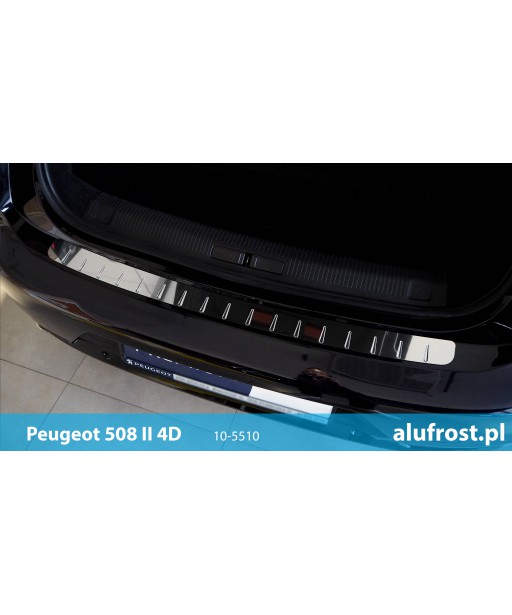 Rear bumper protector (steal) PEUGEOT 508 II 4D