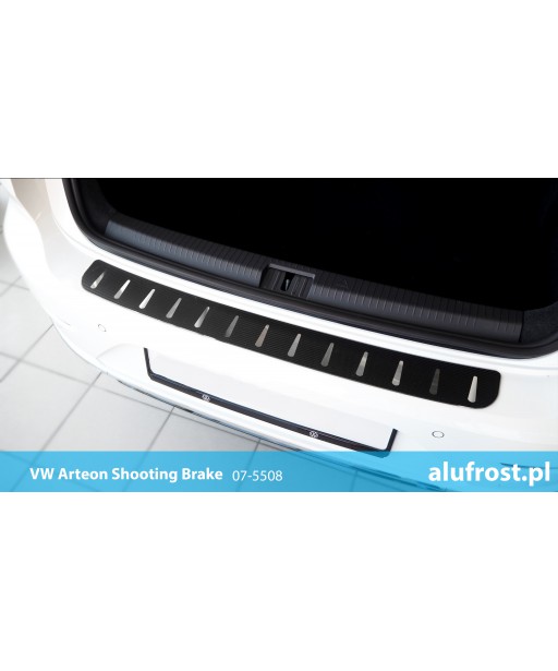 Rear bumper protector (steal + carbon foil) VW ARTEON SHOOTING BRAKE (KOMBI) Seria T