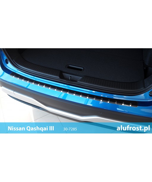 Protection de seuil de chargement + fibre en carbone NISSAN QASHQAI III
