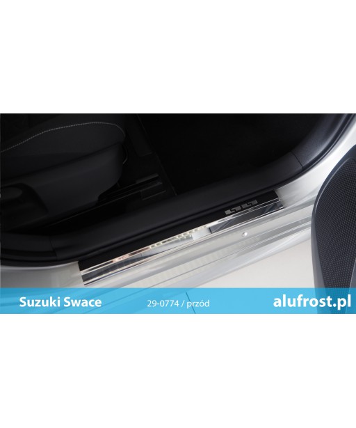 Nakładki progowe + folia karbonowa SUZUKI SWACE