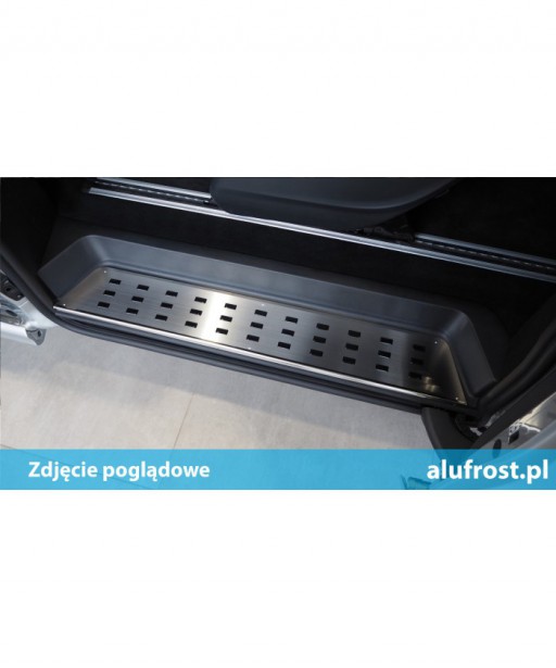 Protection de marche intérieure (acier inoxydable, arrière) VW MULTIVAN