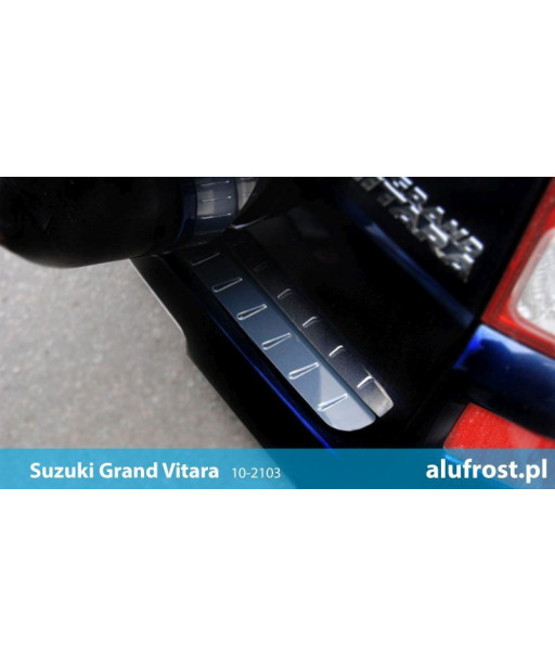 Rear bumper protector (steal) SUZUKI GRAND VITARA II 3D / 5D (wersja z kołem zapasowym)