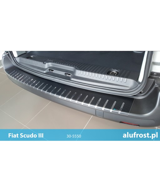 Rear bumper protector + carbon foil FIAT SCUDO III