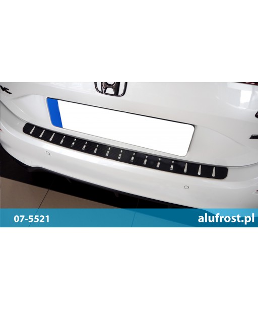 Rear bumper protector (steal + carbon foil) HONDA CIVIC XI 5D / CIVIC XI 5D FL