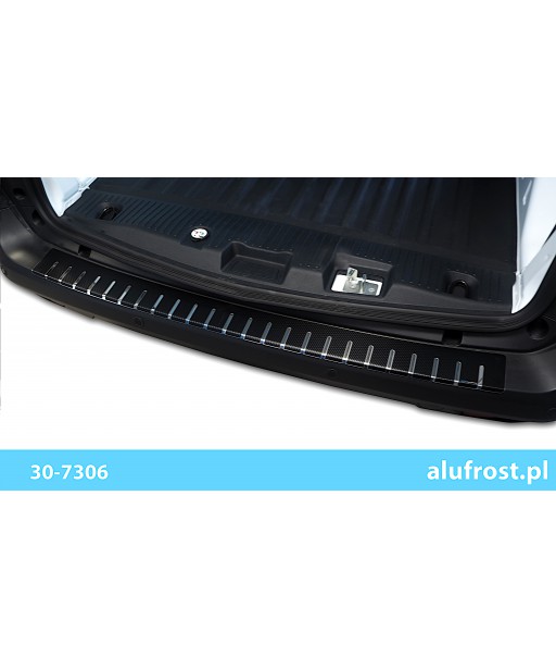 Rear bumper protector + carbon foil FORD TRANSIT COURIER II / TOURNEO COURIER II