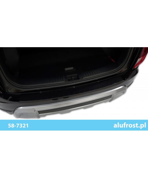 Rear bumper protector (black matt) SSANG YONG TORRES