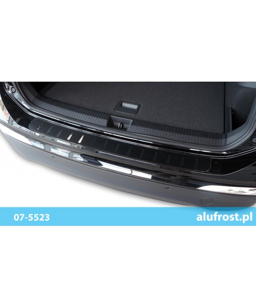 Rear bumper protector (steal + carbon foil) VOLKSWAGEN TAYRON