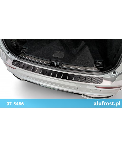 Płaska nakładka na zderzak (stal + folia karbonowa) VOLVO XC60 II
