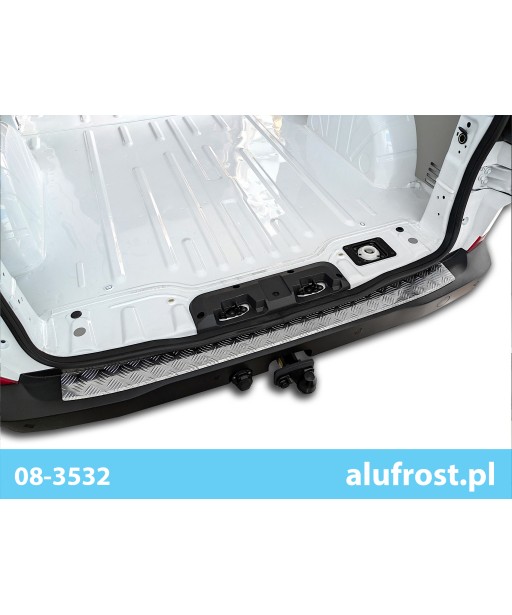 Rear bumper protector (aluminum) FORD TRANSIT CUSTOM II / TOURNEO CUSTOM II