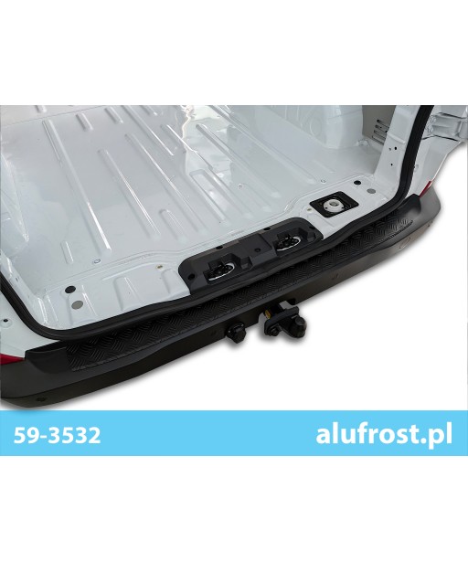 Rear bumper protector (black matt) FORD TRANSIT II / TOURNEO CUSTOM II