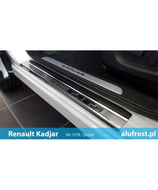 Edelstahl Carbon Einstiegsleisten für Renault Kadjar