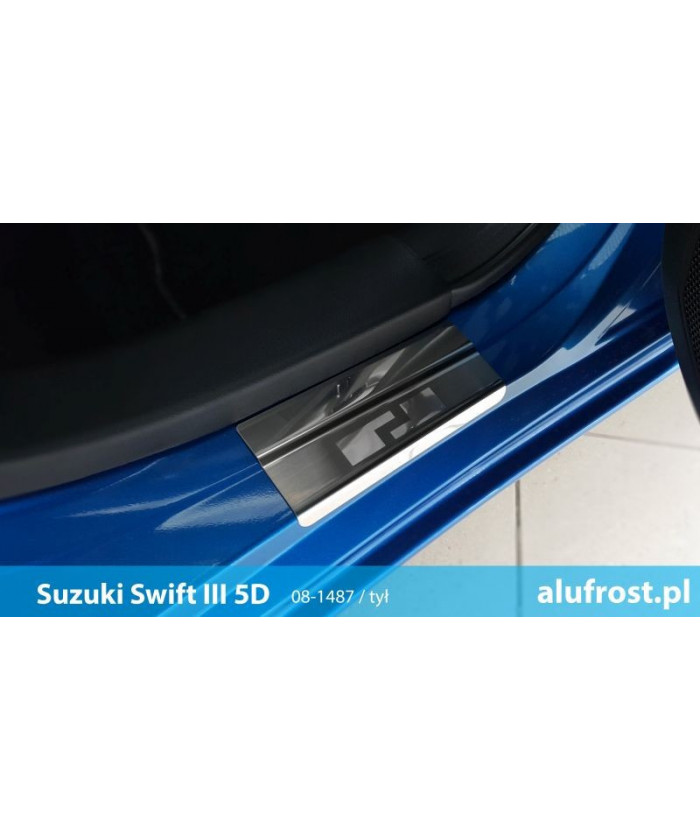 Nakładki progowe SUZUKI SWIFT III 5D Alufrost