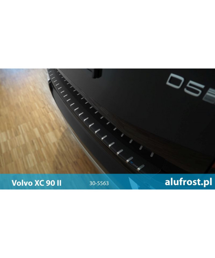 Nakładka na zderzak + folia karbonowa VOLVO XC90 II Alufrost