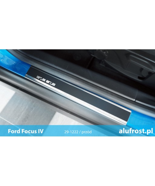 Nakładki progowe + folia karbonowa FORD FOCUS IV 5D