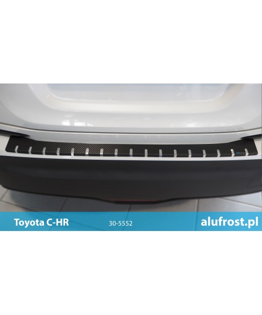 Rear bumper protector + carbon foil TOYOTA C-HR / C-HR FL / C-HR GR