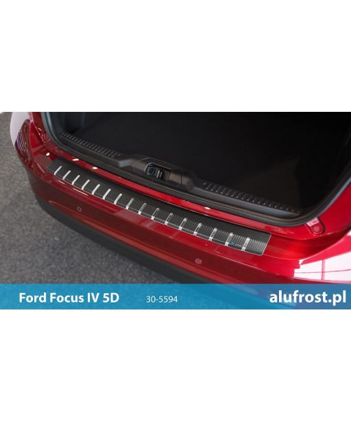 Nakładka na zderzak + folia karbonowa FORD FOCUS IV 5D