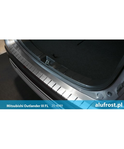 Rear bumper protector MITSUBISHI OUTLANDER III FL (does not fit version with parking sensors)